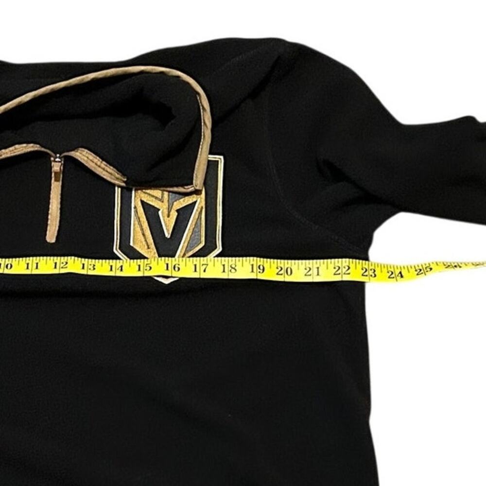 Vegas Golden Knights Size Large Quarter Zip Fleece Pullover Station Casinos - Picture 5 of 7